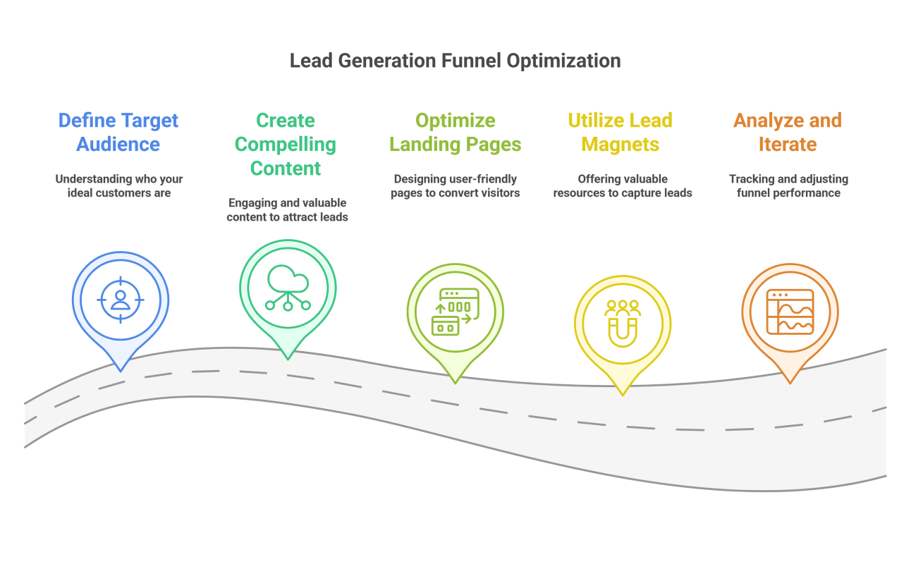 10 Tips for Optimizing Your Lead Generation Funnel - summary